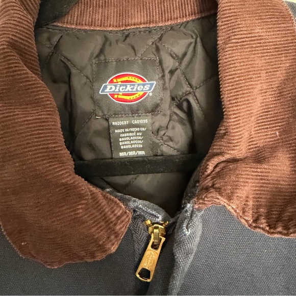 Dickies Insulated Coveralls Blue Canvas Men’s Size Medium Workwear - Picture 3 of 10